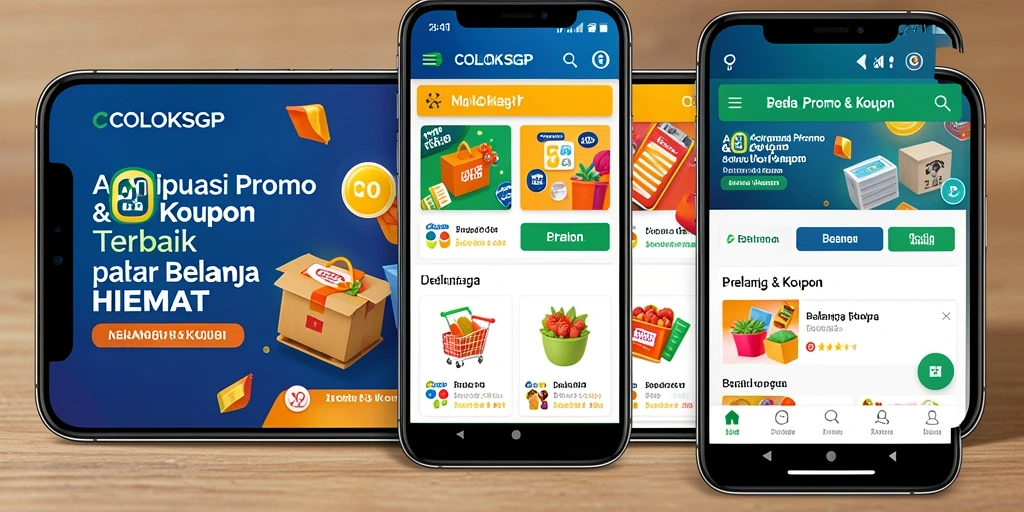 Tampilan antarmuka COLOKSGP yang ramah pengguna untuk promo dan kupon.